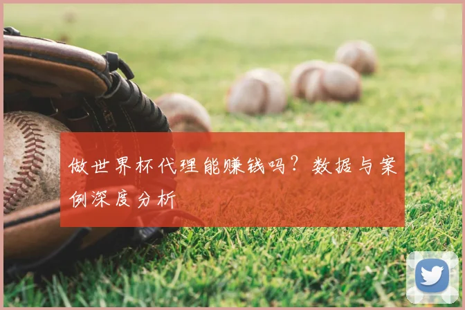 做世界杯代理能赚钱吗？数据与案例深度分析